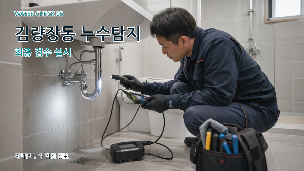 김량장동 누수공사 누수탐지 이미지