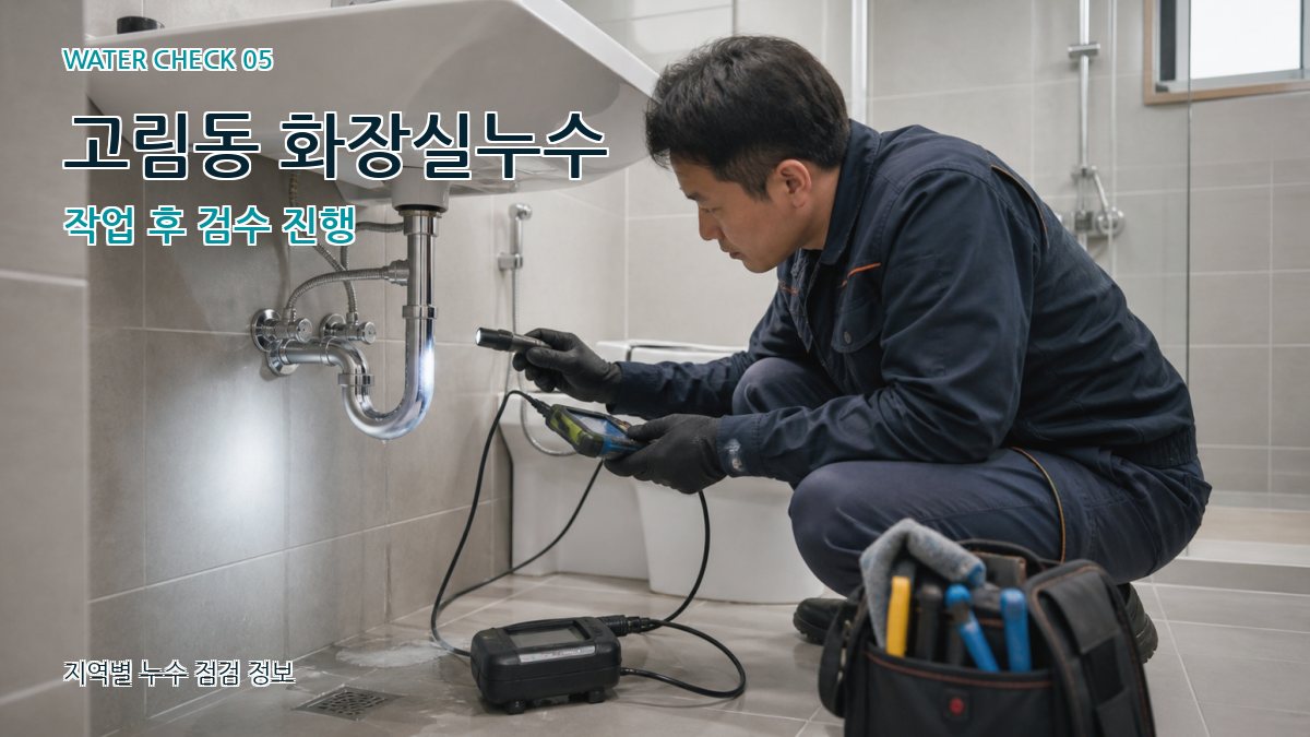 고림동 누수공사 누수탐지 이미지