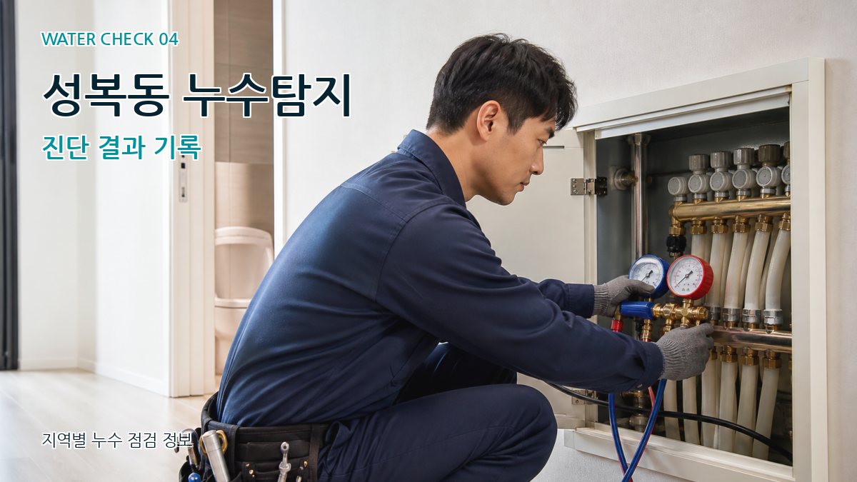 성복동 누수탐지 누수탐지 이미지
