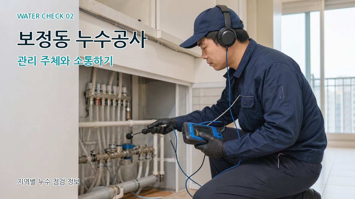 보정동 화장실누수 누수탐지 이미지