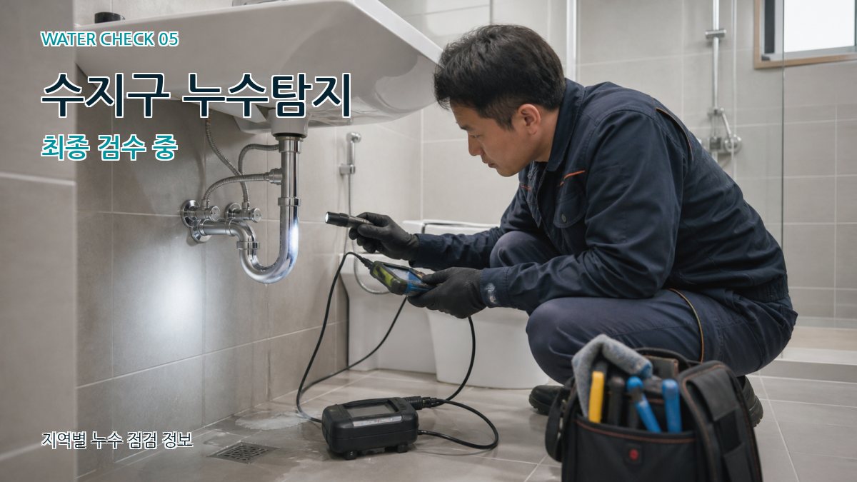 수지구 누수공사 누수탐지 이미지