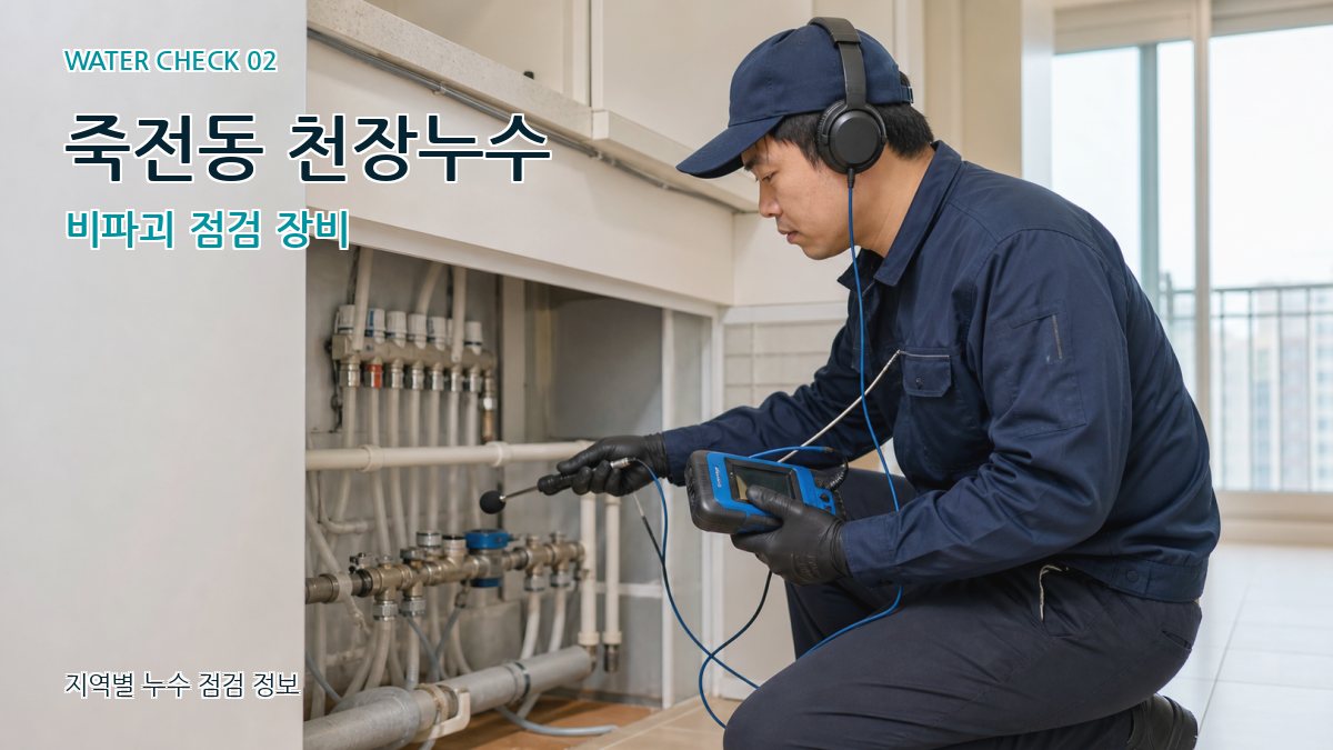 죽전동 화장실누수 누수탐지 이미지