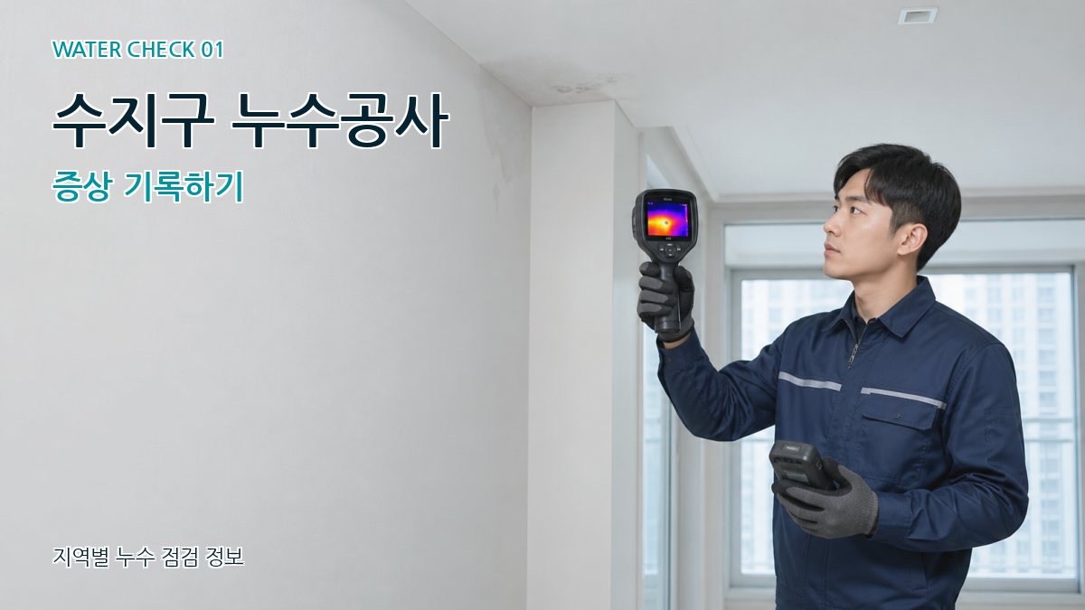 수지구 아파트누수 누수탐지 이미지