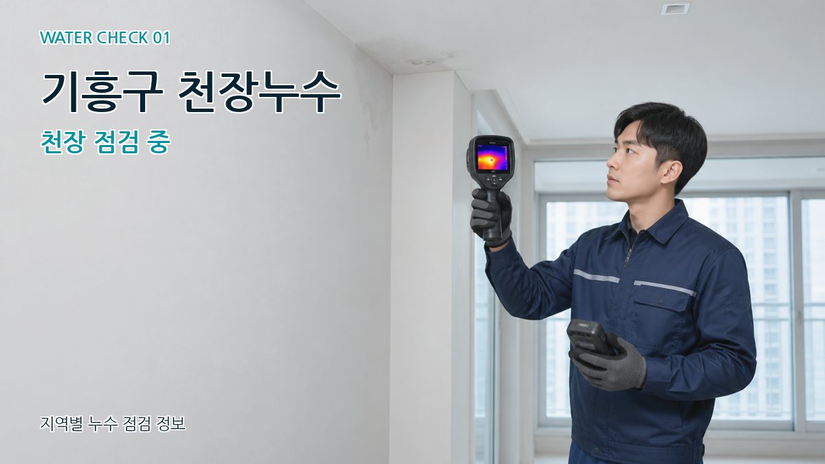 기흥구 아파트누수 누수탐지 이미지