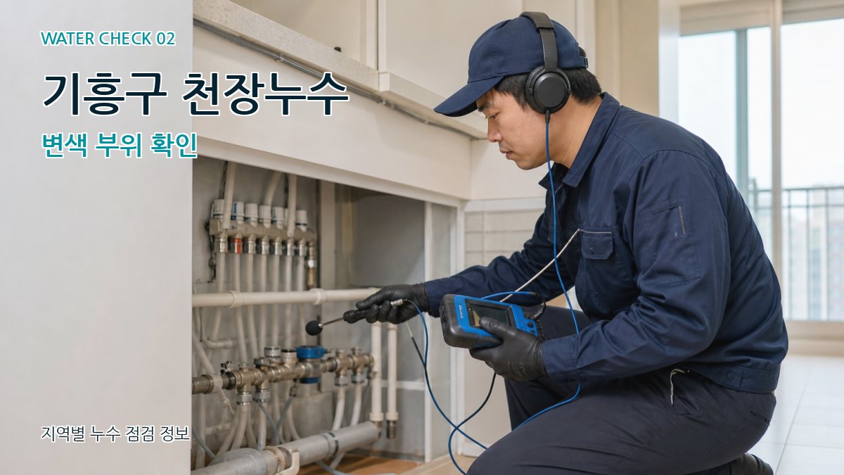 기흥구 화장실누수 누수탐지 이미지