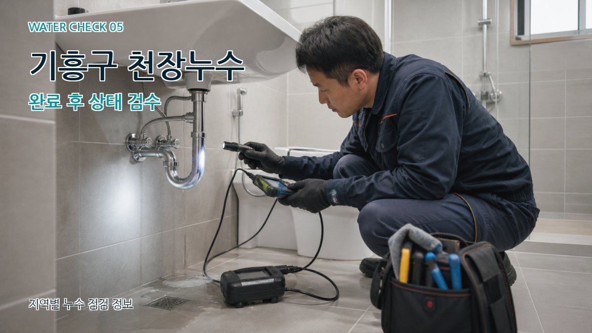 기흥구 누수공사 누수탐지 이미지