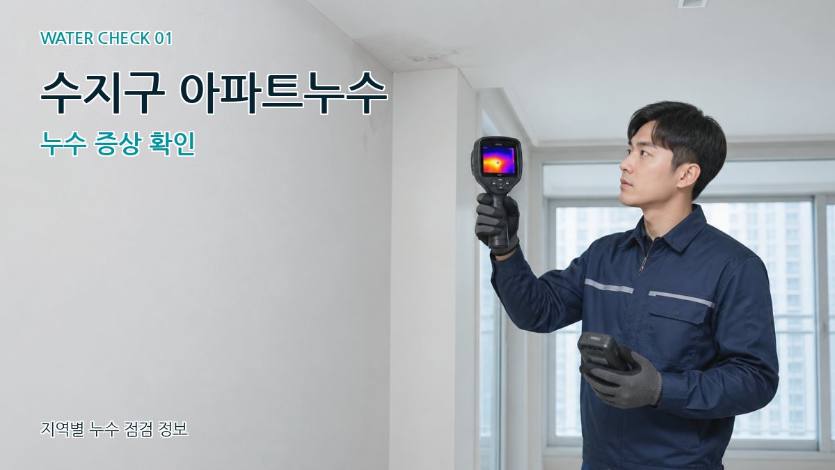 수지구 아파트누수 누수탐지 이미지