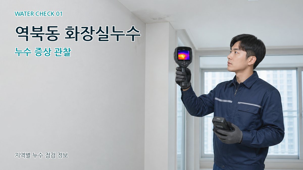 역북동 아파트누수 누수탐지 이미지