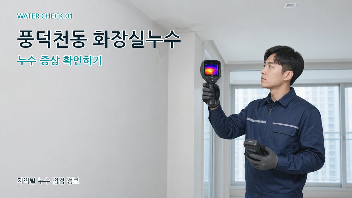 풍덕천동 아파트누수 누수탐지 이미지