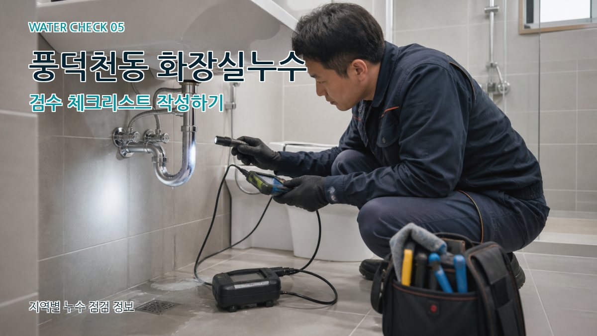 풍덕천동 누수공사 누수탐지 이미지