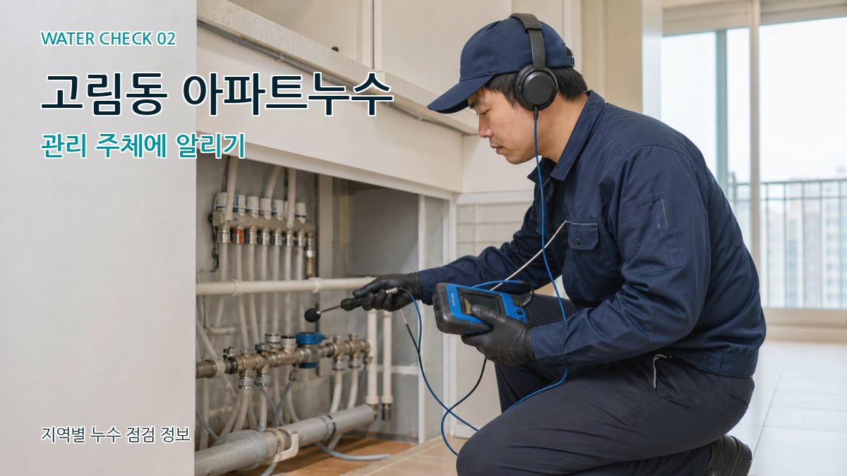 고림동 화장실누수 누수탐지 이미지