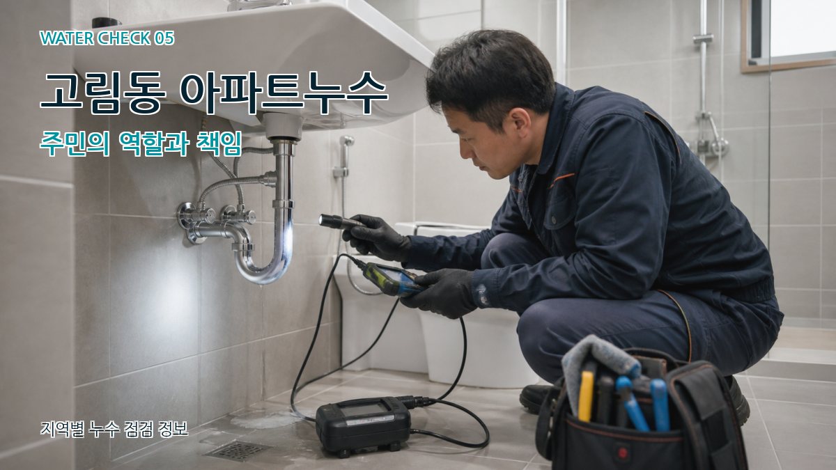 고림동 누수공사 누수탐지 이미지