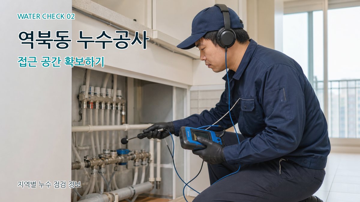 역북동 화장실누수 누수탐지 이미지