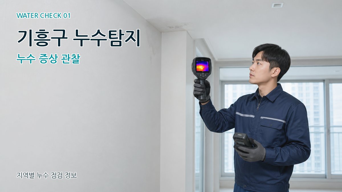 기흥구 아파트누수 누수탐지 이미지