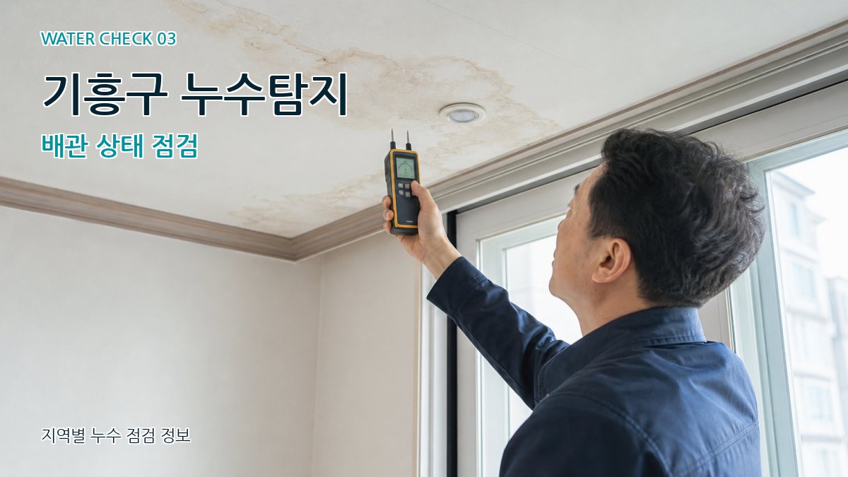 기흥구 천장누수 누수탐지 이미지