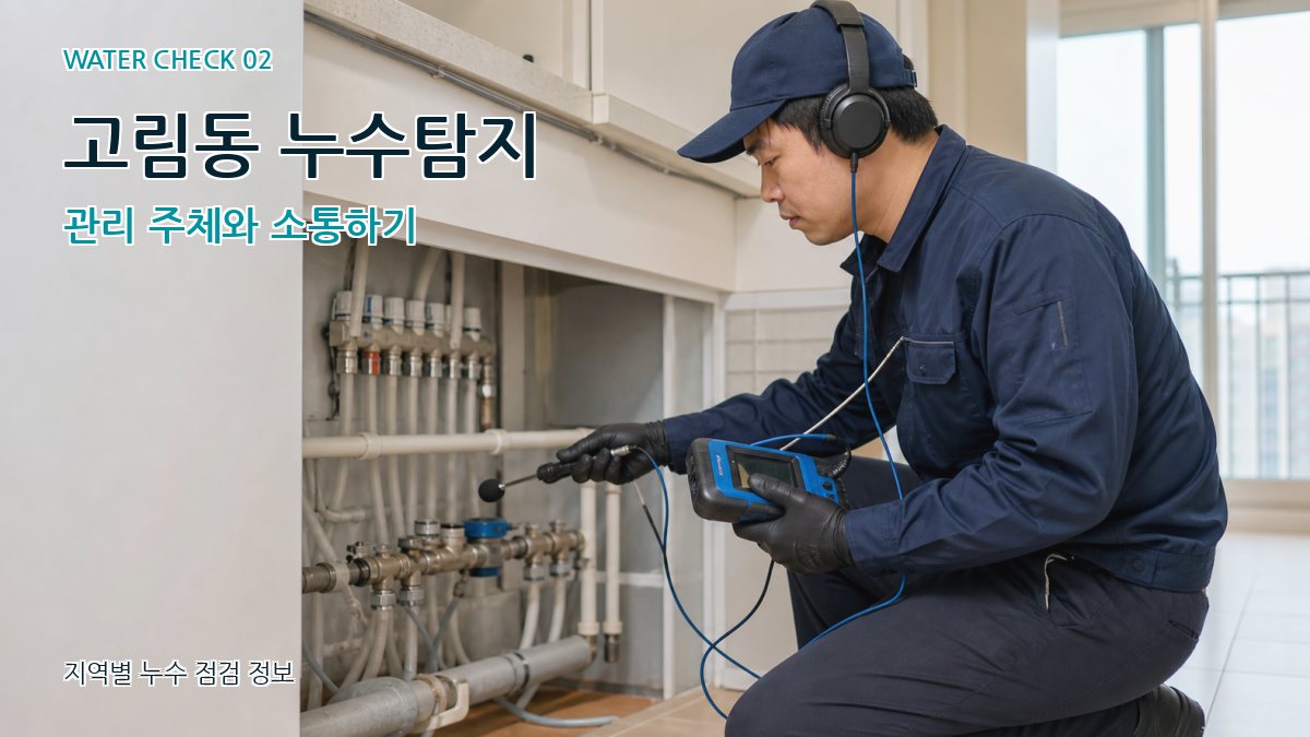 고림동 누수탐지 관리 주체와 소통하기
