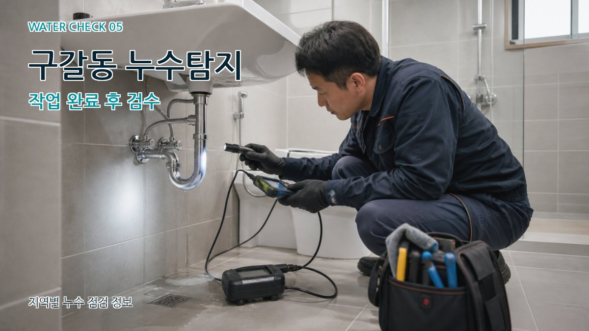구갈동 누수공사 누수탐지 이미지