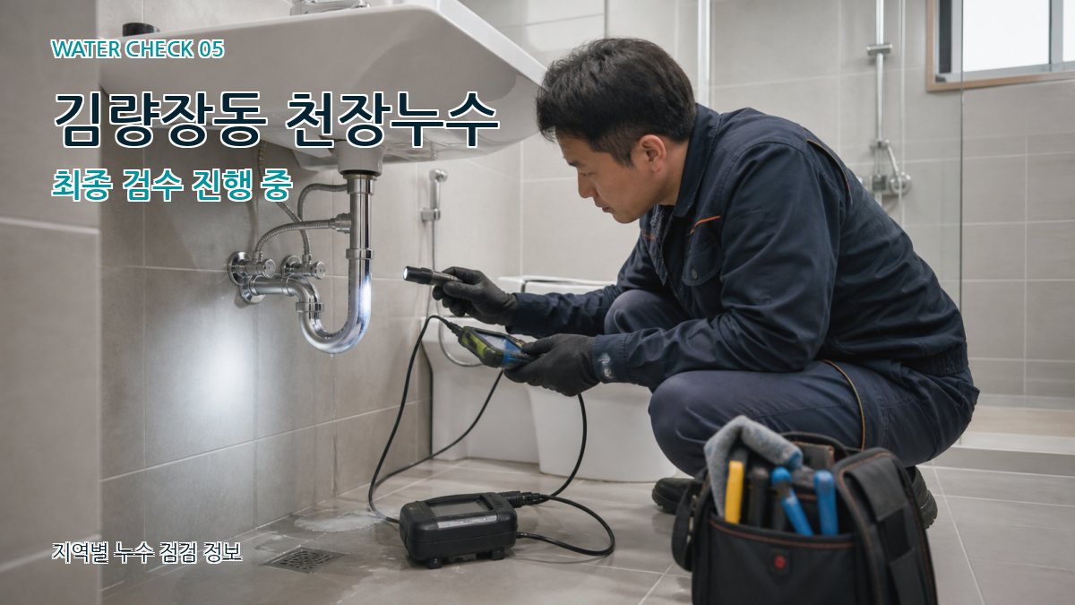김량장동 누수공사 누수탐지 이미지