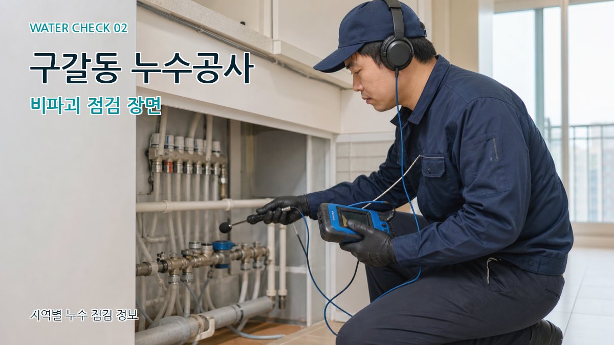 구갈동 화장실누수 누수탐지 이미지