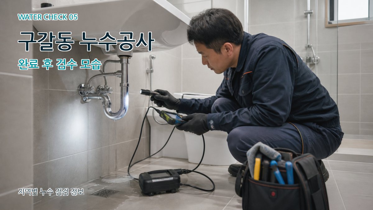 구갈동 누수공사 누수탐지 이미지