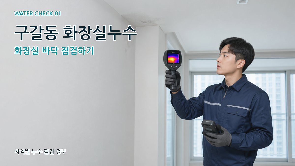 구갈동 아파트누수 누수탐지 이미지