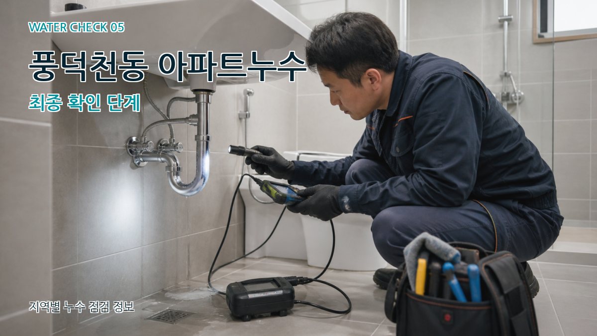 풍덕천동 누수공사 누수탐지 이미지