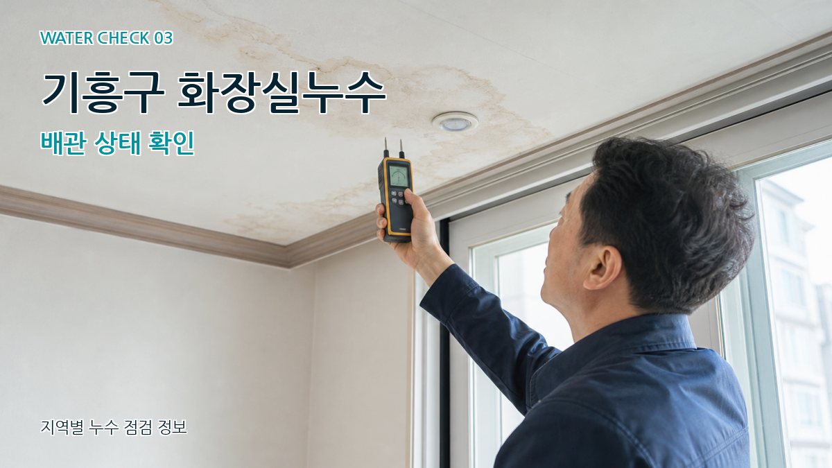 기흥구 천장누수 누수탐지 이미지