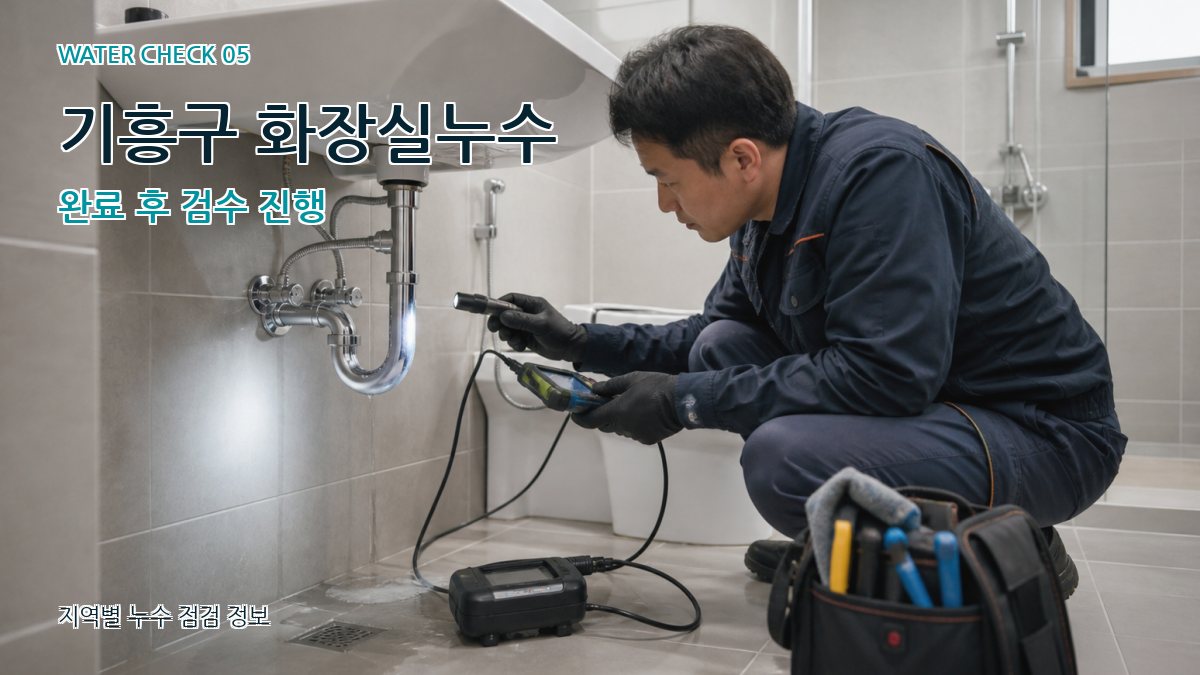 기흥구 누수공사 누수탐지 이미지