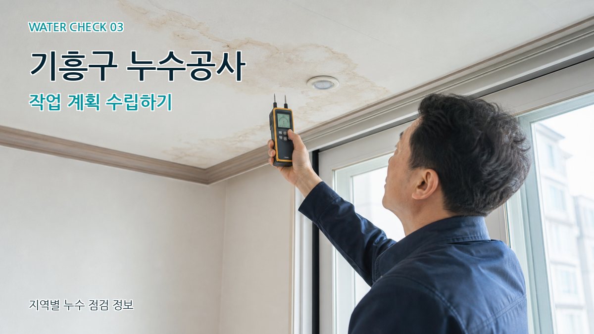 기흥구 천장누수 누수탐지 이미지