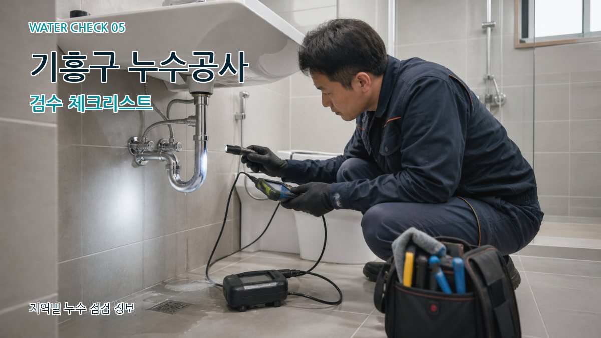 기흥구 누수공사 누수탐지 이미지