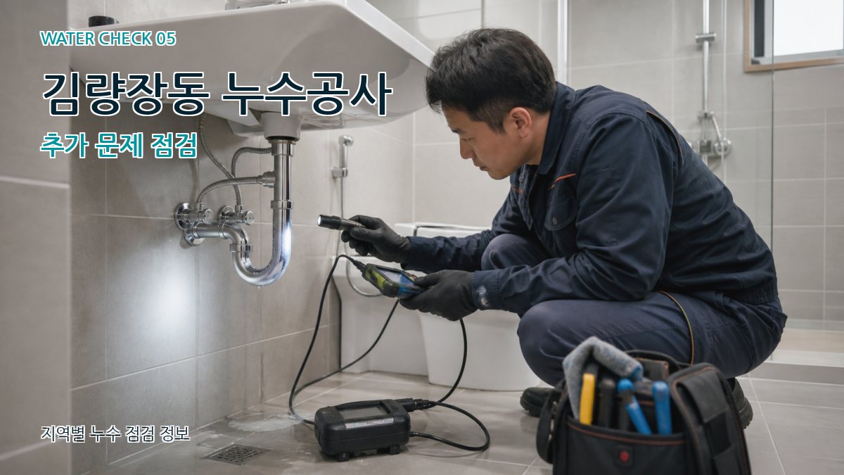 김량장동 누수공사 누수탐지 이미지