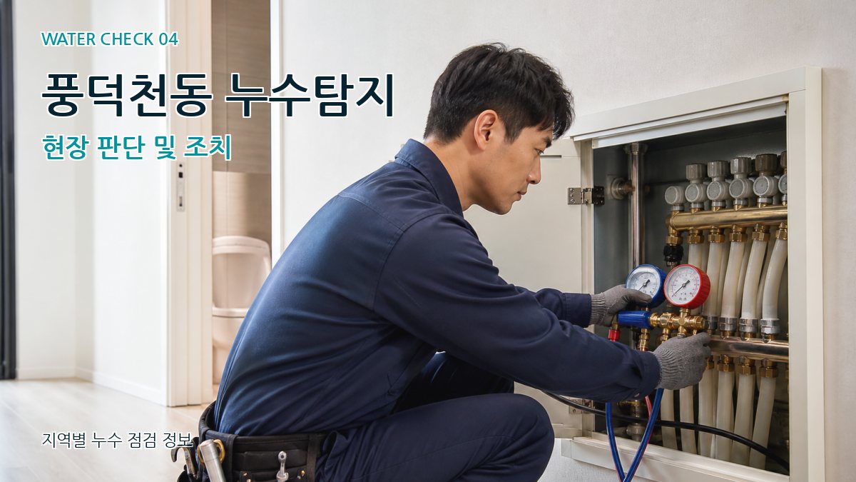 풍덕천동 누수탐지 누수탐지 이미지