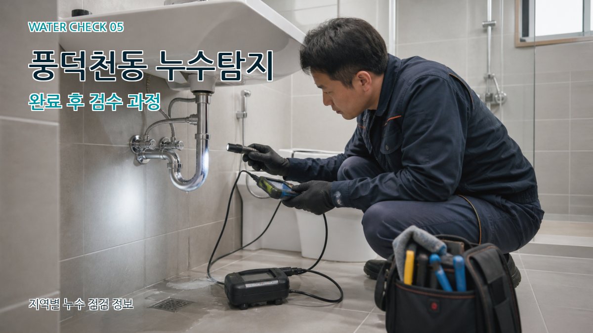 풍덕천동 누수공사 누수탐지 이미지