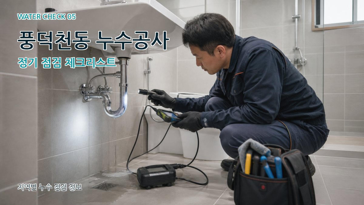 풍덕천동 누수공사 정기 점검 체크리스트