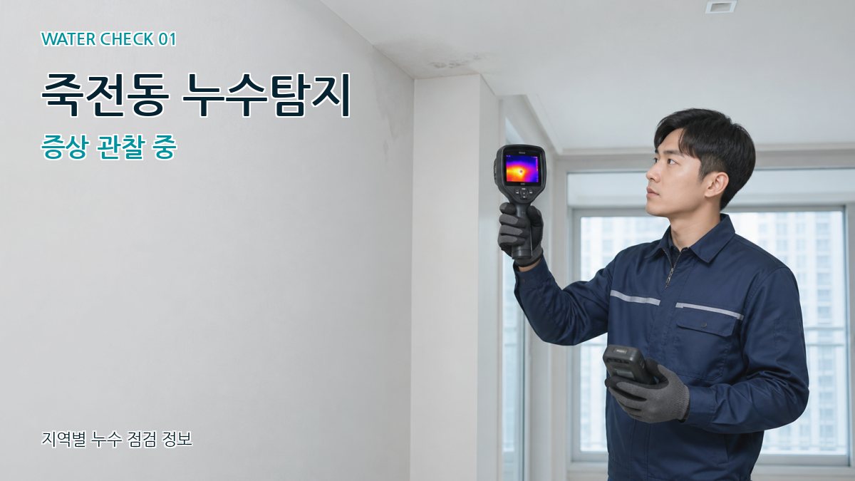죽전동 누수탐지 증상 관찰 중