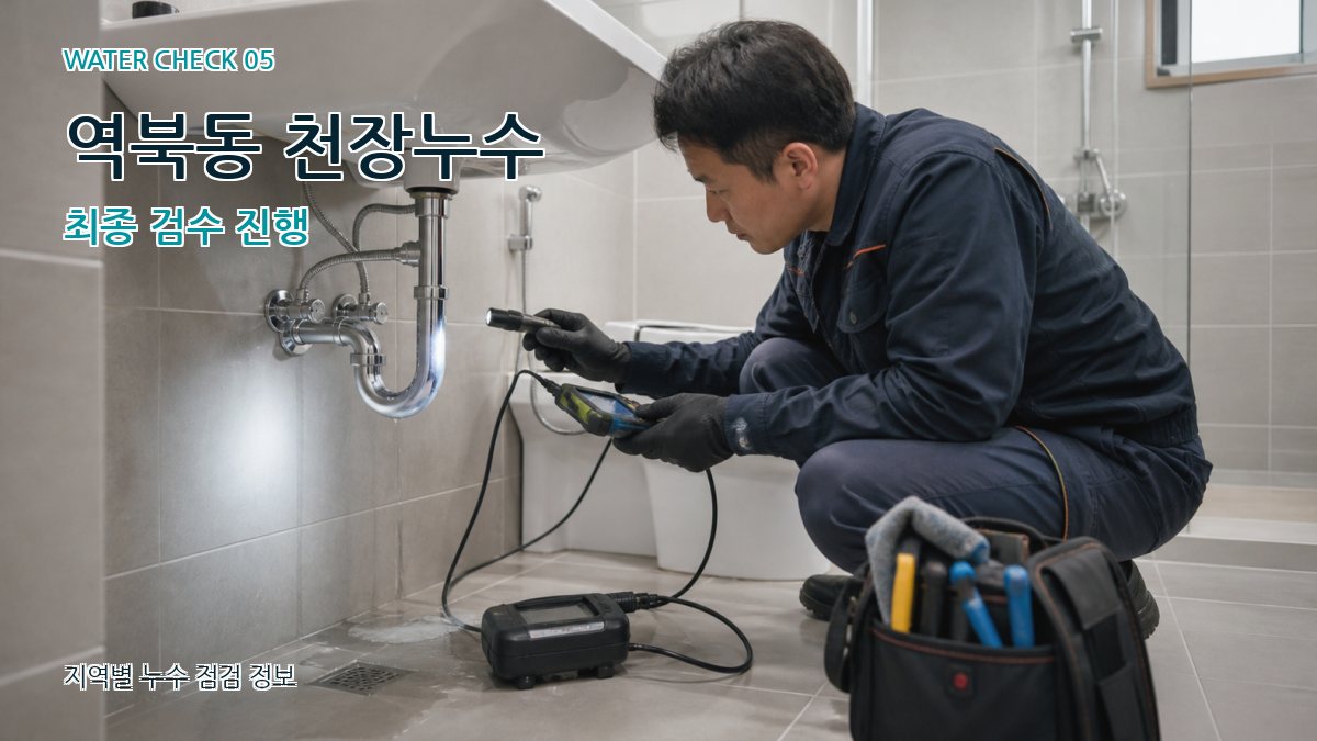 역북동 천장누수 최종 검수 진행