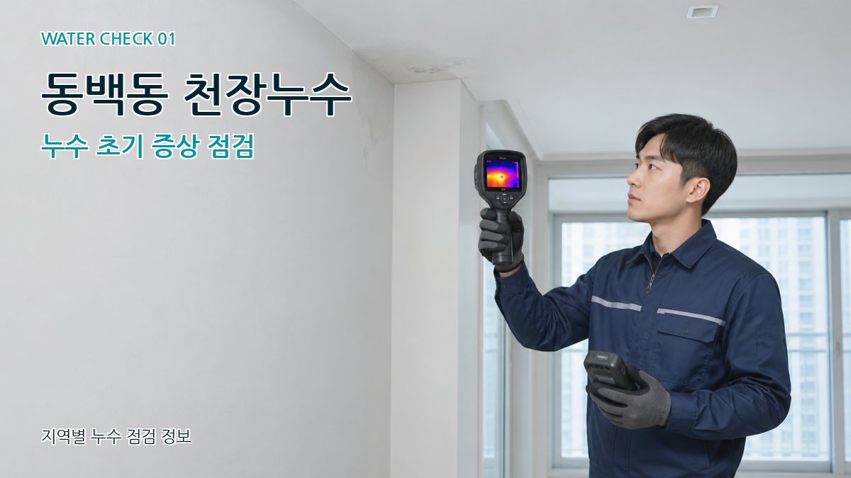 동백동 천장누수 누수 초기 증상 점검