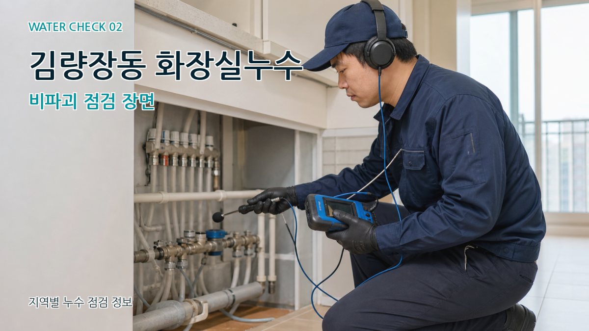 김량장동 화장실누수 누수탐지 이미지
